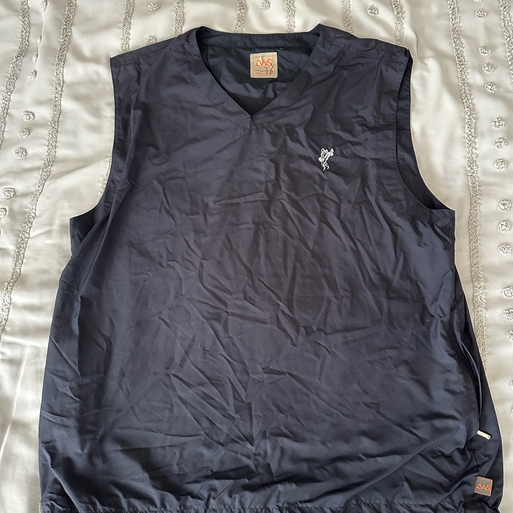 Ashworth Men's Navy Sleeveless Golf ⛳️ Wind Vest Medium